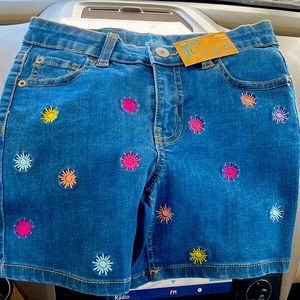Girls denim shorts size 7 regular